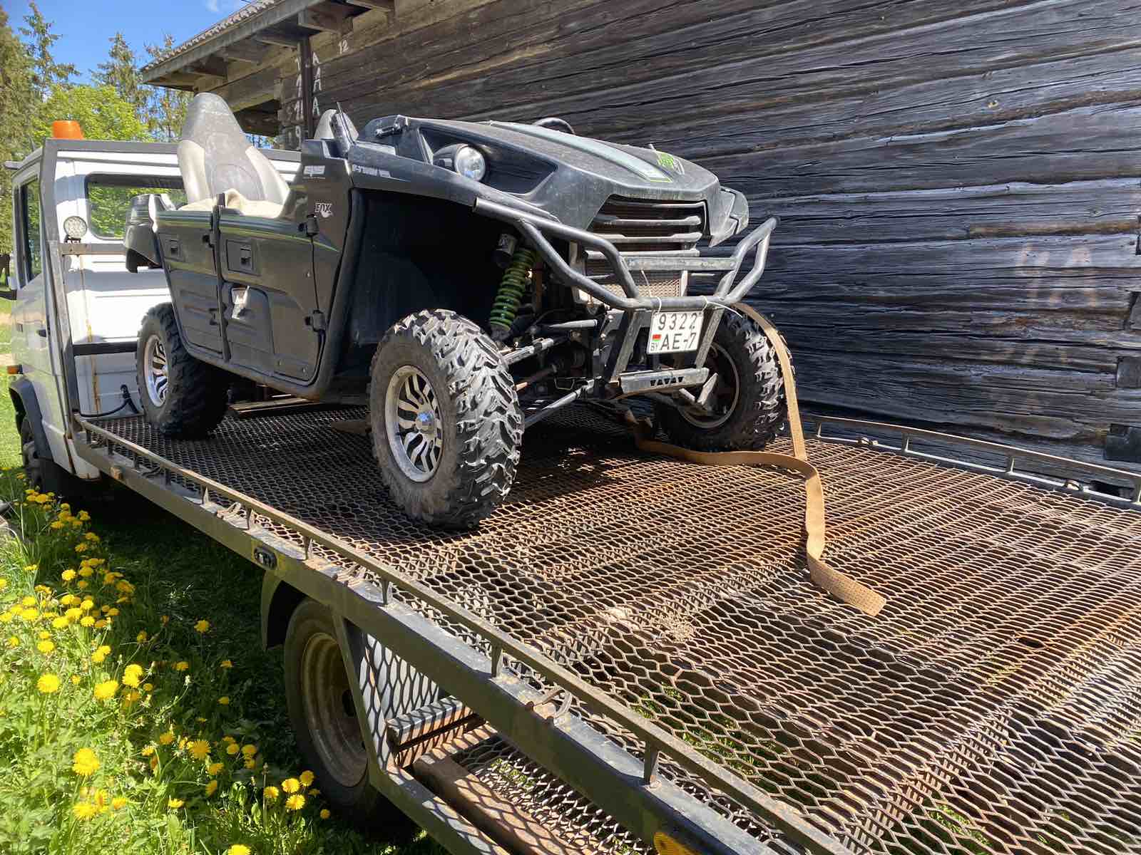 Выполненая работа на эвакуаторе