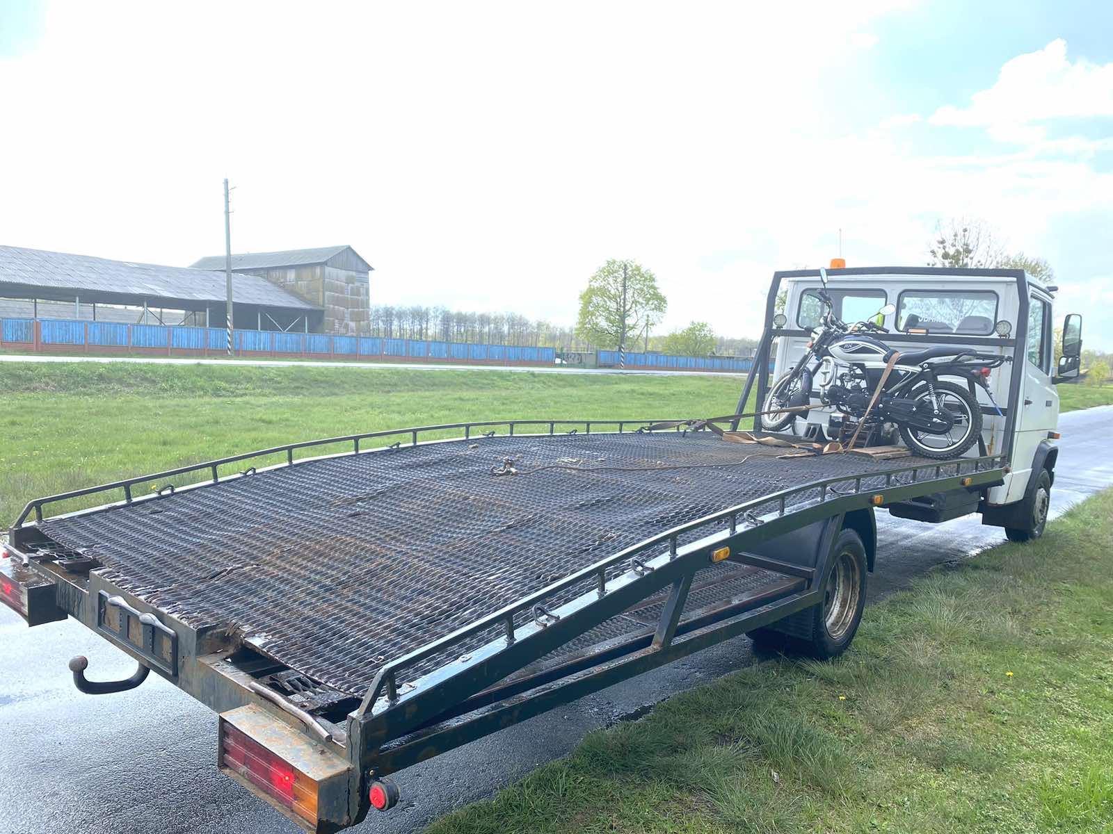 Выполненая работа на эвакуаторе