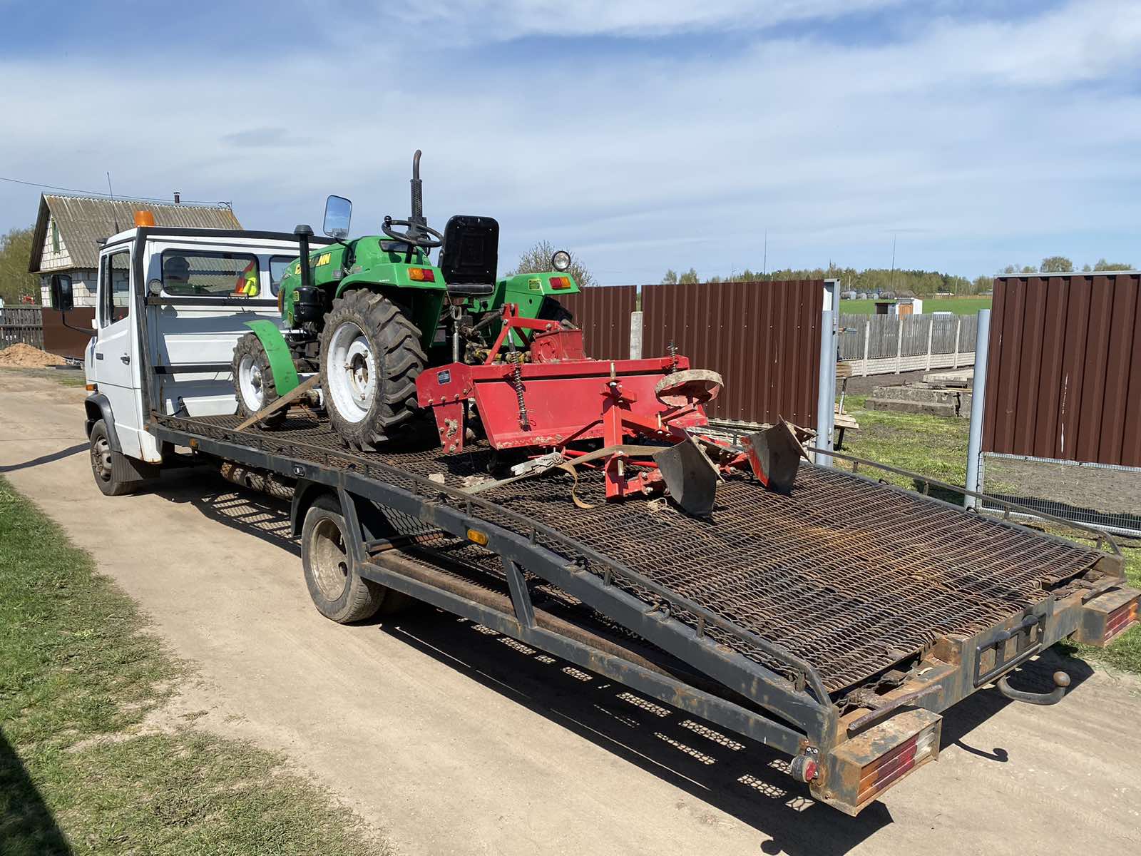 Выполненая работа на эвакуаторе