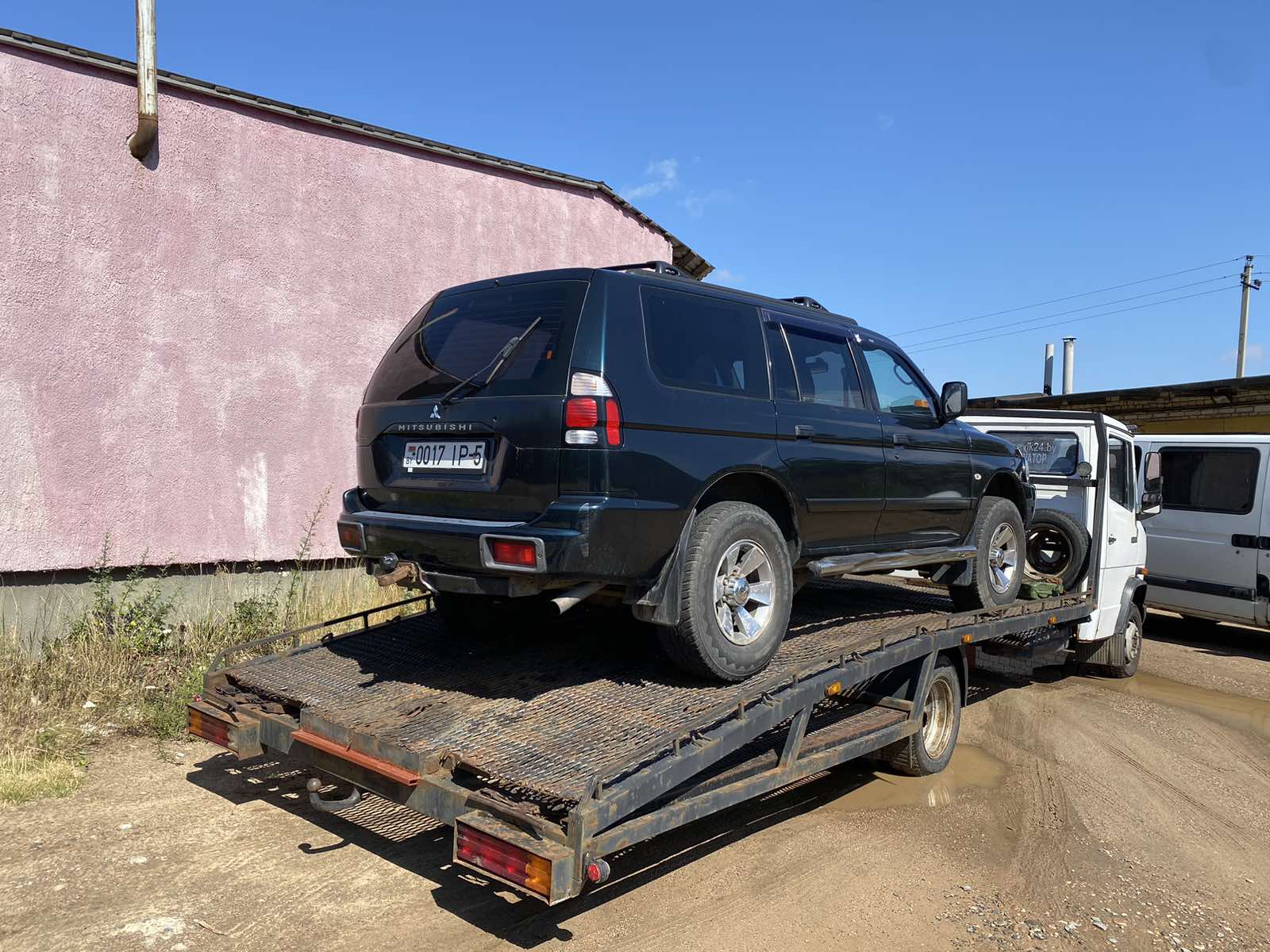 Выполненая работа на эвакуаторе