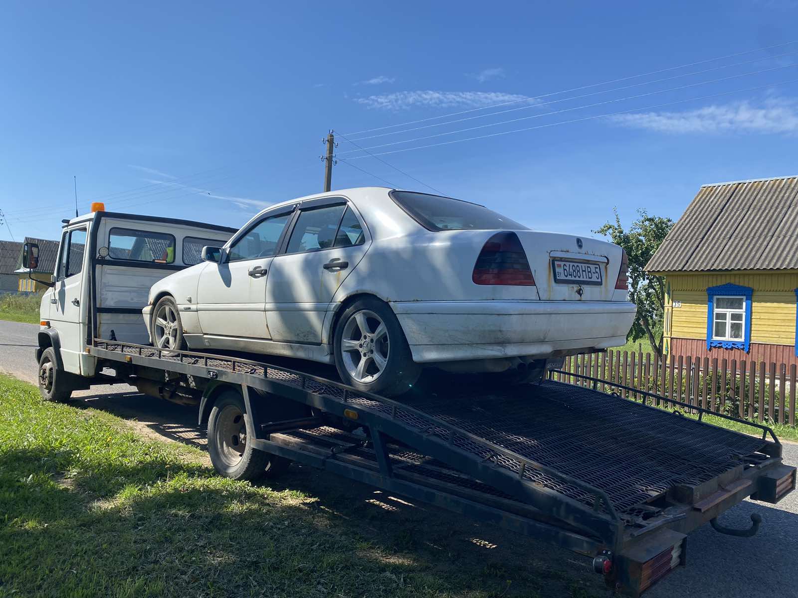 Выполненая работа на эвакуаторе